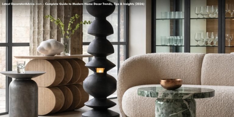 Latest DecoratorAdvice .com – Complete Guide to Modern Home Decor Trends, Tips & Insights (2026)