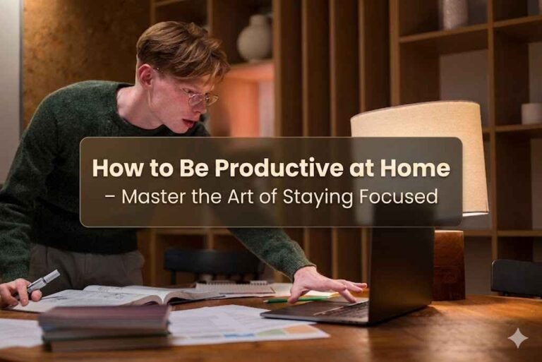 How to Be Productive at Home – Master the Art of Staying Focused