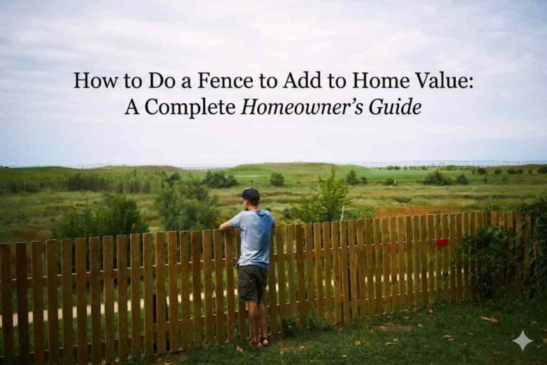 How to Do a Fence to Add to Home Value: A Complete Homeowner's Guide