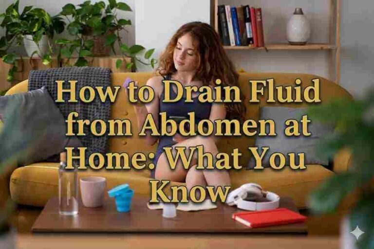 How to Drain Fluid from Abdomen at Home: What You Need to Know