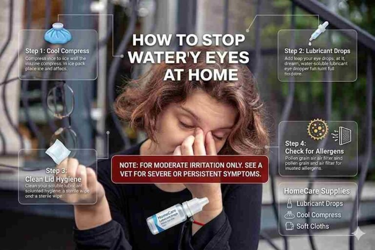 How to Stop Watery Eyes at Home How to Stop Watery Eyes at Home