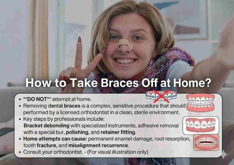 How to Take Braces Off at Home?