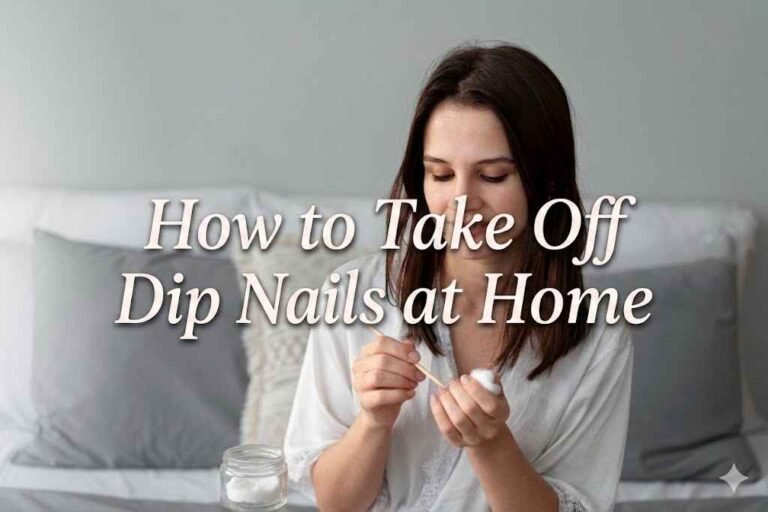 How to Take Off Dip Nails at Home