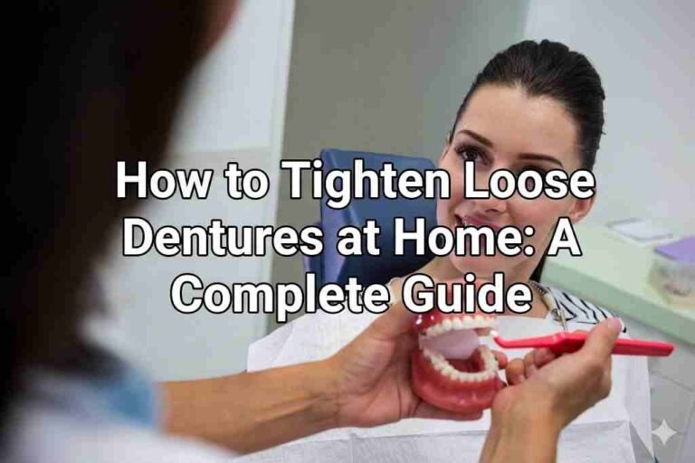 How to Tighten Loose Dentures at Home: A Complete Guide