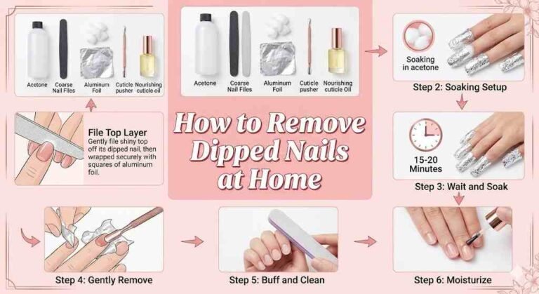 How to Remove Dipped Nails at Home: A Step-by-Step Guide