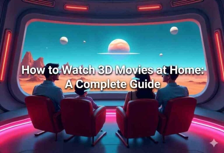 How to Watch 3D Movies at Home A Complete Guide